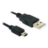 Delock - Kabel USB - USB (M) do mini-USB typ B (M) - 1 m