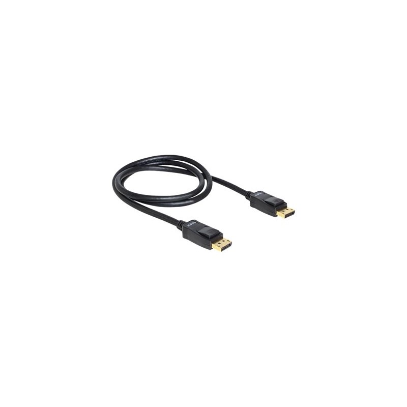 Delock - Kabel DisplayPort - DisplayPort (M) do DisplayPort (M) - 1 m - černá