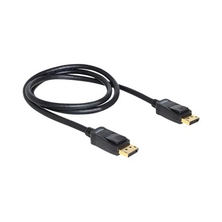 Delock - Kabel DisplayPort - DisplayPort (M) do DisplayPort (M) - 1 m - černá