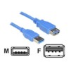 Delock - Prodlužovací šňůra USB - USB (M) do USB (F) - USB 3.0 - 3 m
