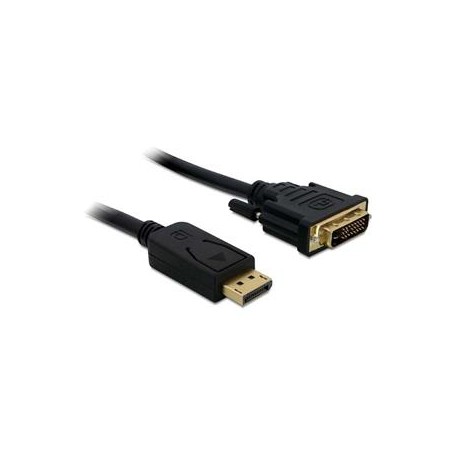Delock - Kabel DVI - DisplayPort (M) do DVI-D (M) - 3 m - křídlové šrouby