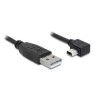 Delock - Kabel USB - USB (M) do mini-USB typ B (M) - 2 m - konektor s pravým úhlem