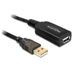 Delock USB Cable - Prodlužovací šňůra USB - USB (M) do USB (F) - USB 2.0 - 15 m - aktivní
