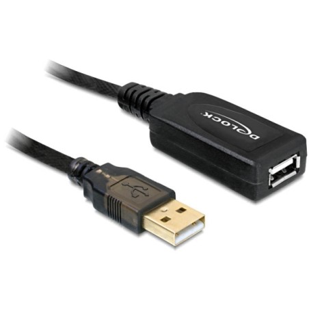 Delock USB Cable - Prodlužovací šňůra USB - USB (M) do USB (F) - USB 2.0 - 15 m - aktivní