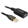 Delock USB Cable - Prodlužovací šňůra USB - USB (M) do USB (F) - USB 2.0 - 15 m - aktivní
