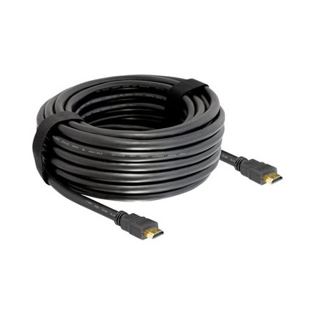 Delock High Speed HDMI with Ethernet - Kabel HDMI s ethernetem - HDMI s piny (male) do HDMI s piny (male) - 15 m