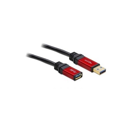Delock Premium - Prodlužovací šňůra USB - USB typ A (M) do USB typ A (F) - USB 3.0 - 5 m - černá