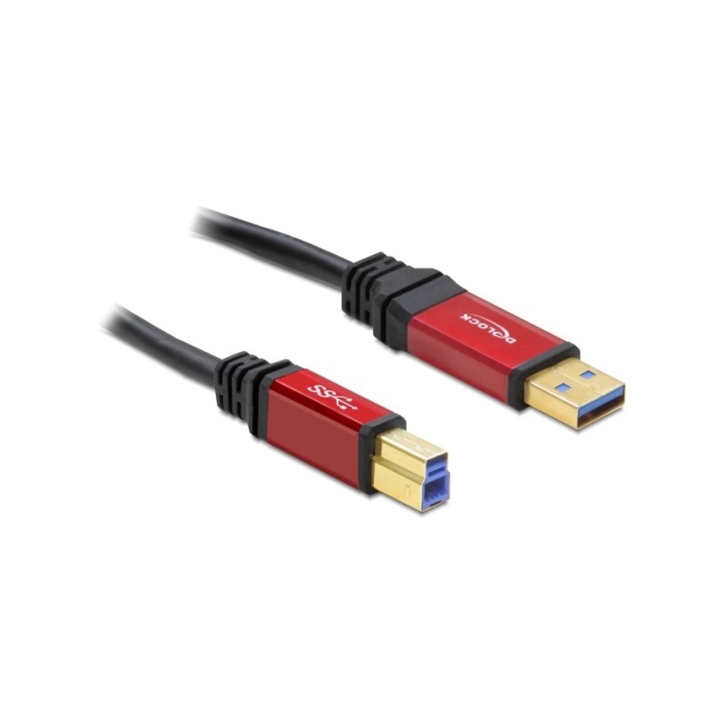 Delock Premium - Kabel USB - USB typ A (M) do USB Type B (M) - USB 3.0 - 3 m - černá