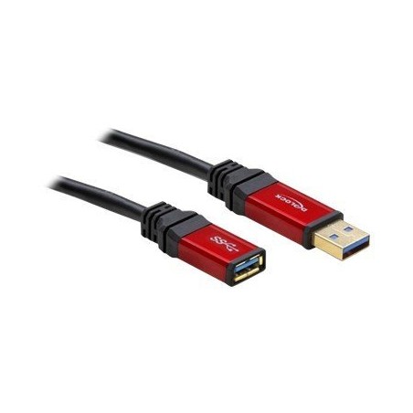 Delock Premium - Prodlužovací šňůra USB - USB typ A (M) do USB typ A (F) - USB 3.0 - 2 m - černá