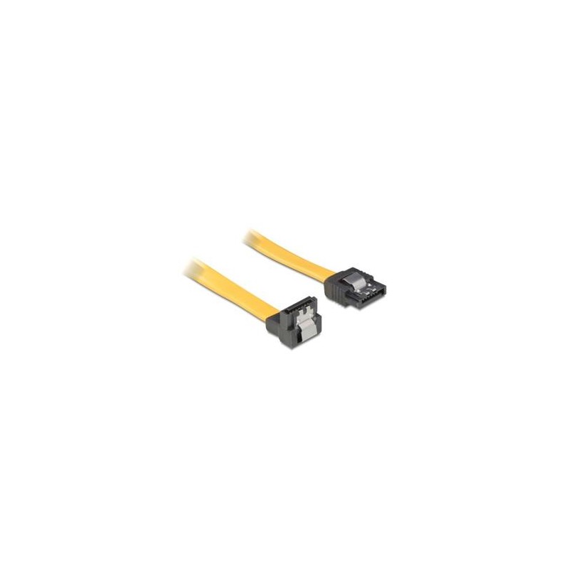 Delock Cable SATA - Kabel SATA - Serial ATA 150/300/600 - SATA (F) do SATA (F) - 50 cm - dolů zahnutý konektor, opatřený