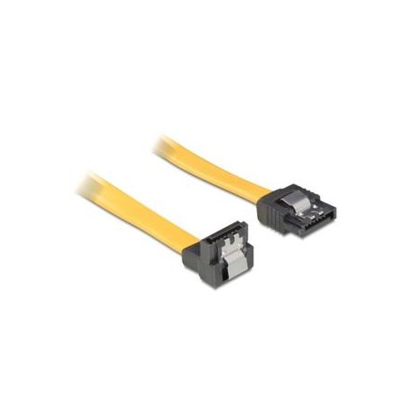 Delock Cable SATA - Kabel SATA - Serial ATA 150/300/600 - SATA (F) do SATA (F) - 50 cm - dolů zahnutý konektor, opatřený