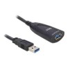 Delock USB Cable - Prodlužovací šňůra USB - USB typ A (M) do USB typ A (F) - USB 3.0 - 5 m - aktivní
