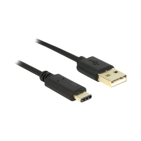 Delock - USB kabel - USB-C (M) do USB (M) - USB 2.0 - 3 A - 2 m - černá