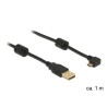 Delock - Kabel USB - USB (M) do Micro USB typ B (M) - USB 2.0 - 1 m - 90° konektor