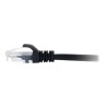 C2G Cat6 Booted Unshielded (UTP) Network Patch Cable - Patch kabel - RJ-45 (M) do RJ-45 (M) - 30 cm - UTP - CAT 6 - lisovaný