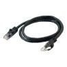 C2G Cat6 Booted Unshielded (UTP) Network Patch Cable - Patch kabel - RJ-45 (M) do RJ-45 (M) - 1 m - UTP - CAT 6 - lisovaný