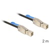 Delock - Externí kabel SAS - SAS 12Gbit/s - 36kolíkový 4x stíněný konektor Mini MultiLane (M) do 36kolíkový 4x stíněný konektor