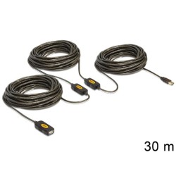 Delock Extension cable USB 2.0 - Prodlužovací šňůra USB - USB (M) do USB (F) - 30 m - aktivní