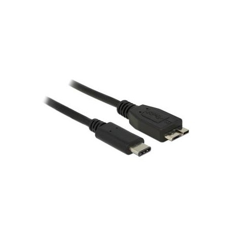 Delock - USB kabel - Micro-USB typu B (M) do USB-C (M) - USB 3.1 Gen 2 - 50 cm - černá