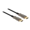 Delock - HDMI kabel - HDMI s piny (male) do HDMI s piny (male) - 10 m - optické vlákno - černá - Active Optical Cable (AOC)
