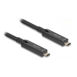 Delock - USB kabel - 24 pin USB-C (M) do 24 pin USB-C (M) - DisplayPort 1.4 - 20 V - 3 A - 15 m - Active Optical Cable (AOC)