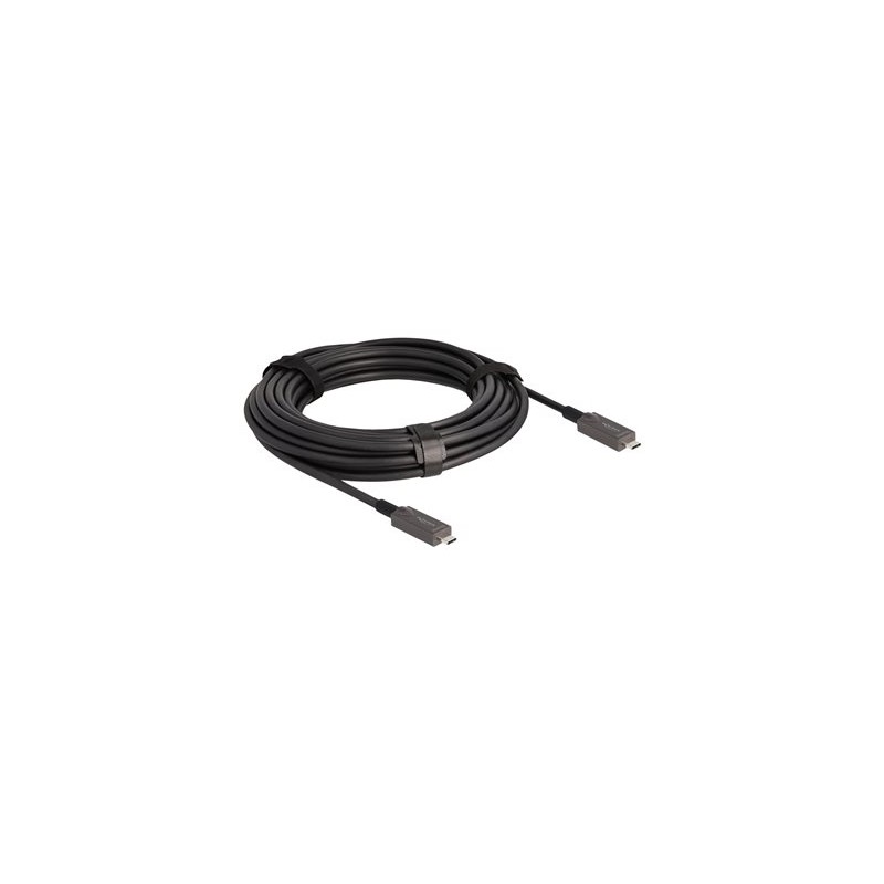 Delock - USB kabel - 24 pin USB-C (M) do 24 pin USB-C (M) - USB 3.2 Gen 2 / DisplayPort 1.4 - 20 V - 3 A - 10 m - Active