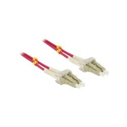 Delock - Síťový kabel - multirežim LC (M) do multirežim LC (M) - 2 m - 2 m - optické vlákno - 50 / 125 mikron - OM4