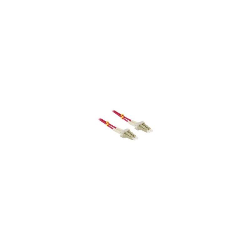 Delock - Síťový kabel - multirežim LC (M) do multirežim LC (M) - 2 m - 2 m - optické vlákno - 50 / 125 mikron - OM4