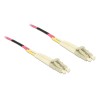 Delock - Síťový kabel - multirežim LC (M) do multirežim LC (M) - 1 m - 1 m - optické vlákno - 50 / 125 mikron - OM4
