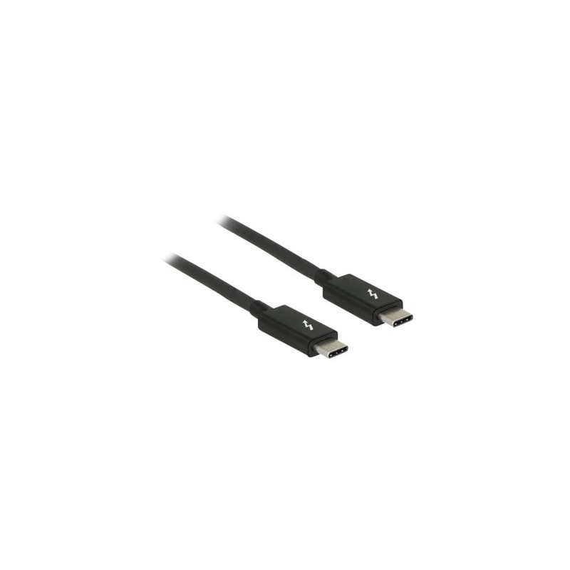 Delock - Kabel Thunderbolt - USB-C (M) do USB-C (M) - USB 3.1 Gen 1 / Thunderbolt 3 / DisplayPort 1.2a - 20 V - 5 A - 1.5 m