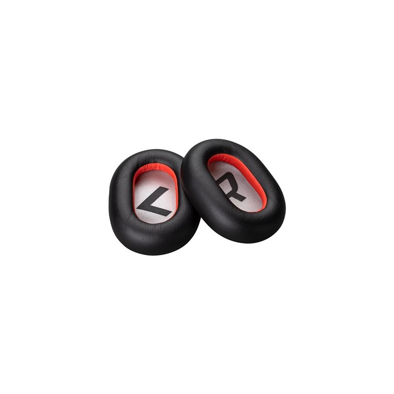 HP Poly - Kryt uší pro náhlavní souprava Bluetooth - koženka - černá (balení 2)