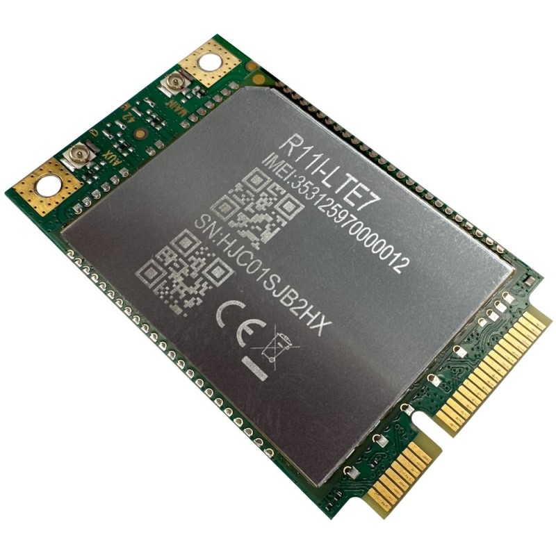 MikroTik R11e-LTE7, miniPCIe CAT7 LTE karta