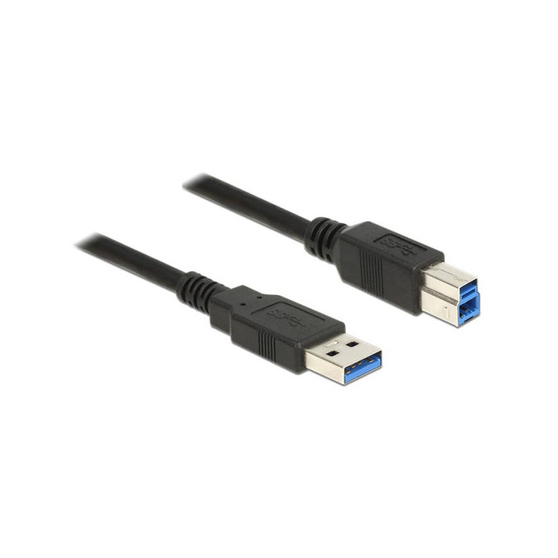 Delock - Kabel USB - USB typ A (M) do USB Type B (M) - USB 3.0 - 5 m - černá