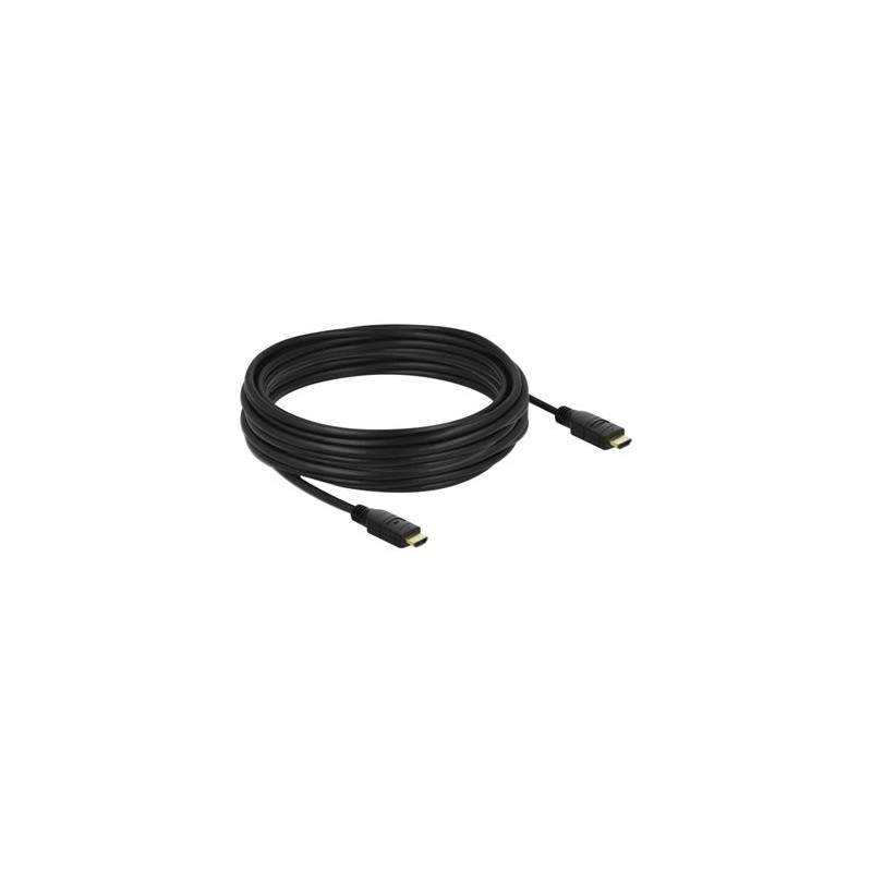 Delock - Vysoká rychlost - kabel HDMI s ethernetem - HDMI s piny (male) do HDMI s piny (male) - 10 m - trojnásobně stíněný