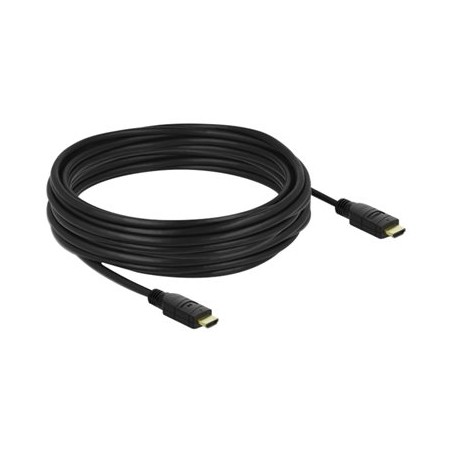 Delock - Vysoká rychlost - kabel HDMI s ethernetem - HDMI s piny (male) do HDMI s piny (male) - 10 m - trojnásobně stíněný