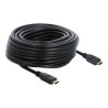 Delock - Vysoká rychlost - kabel HDMI s ethernetem - HDMI s piny (male) do HDMI s piny (male) - 20 m - trojnásobně stíněný