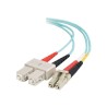 C2G LC-SC 10Gb 50/125 OM3 Duplex Multimode PVC Fiber Optic Cable (LSZH) - Síťový kabel - SC několik režimů (M) do multirežim LC