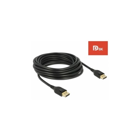 Delock - Kabel DisplayPort - DisplayPort (M) do DisplayPort (M) - DisplayPort 1.4 - 5 m - podpora 8K - černá