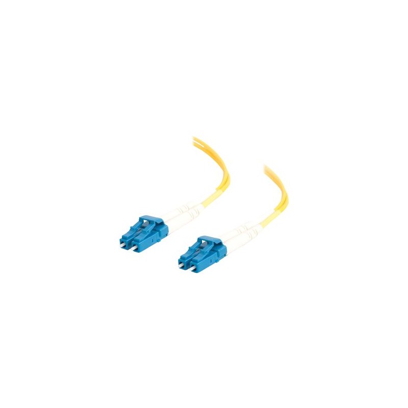 C2G LC-LC 9/125 OS1 Duplex Singlemode PVC Fiber Optic Cable (LSZH) - Patch kabel - jednoduchý režim LC (M) do jednoduchý režim