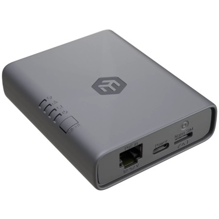 Mikrotik EC25-EU&KNe, KNOT Embedded LTE4, IoT/LTE Gateway, 1x Gb Eth(PoE-in), eSIM+Nano SIM,RouterOS