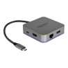 Delock USB Type-C Docking Station for Mobile Devices - Dokovací stanice - USB-C - HDMI - 1GbE