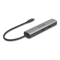 Delock - Dokovací stanice - USB-C 3.2 Gen 2 / Thunderbolt 3 / Thunderbolt 4 - HDMI - 2.5GbE