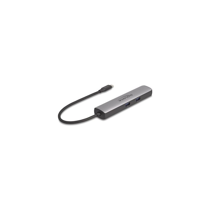 Delock - Dokovací stanice - USB-C 3.2 Gen 2 / Thunderbolt 3 / Thunderbolt 4 - HDMI - 2.5GbE