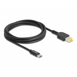 Delock - Elektrický kabel - 24 pin USB-C (M) do jack DC 11 x 4,5 mm (M) - 20 V - 3 A - 1.5 m - černá