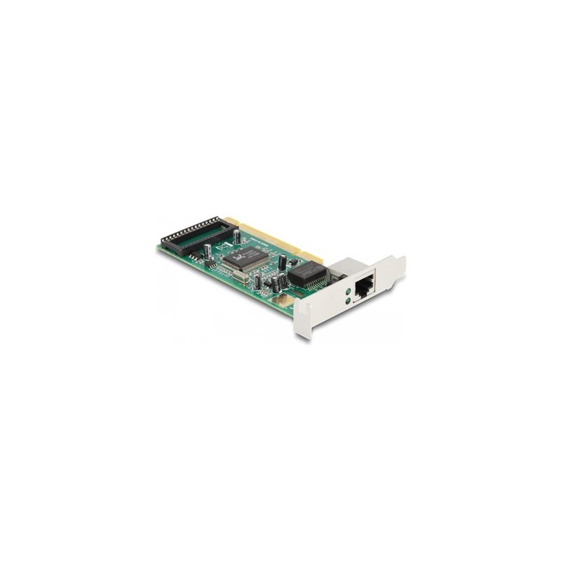 Delock - Sítový adaptér - PCI nízký profil - 10/100/1000Base-T(X) x 1