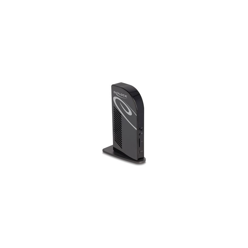 Delock - Dokovací stanice - USB-C / Thunderbolt 3 / Thunderbolt 4 - 3 x HDMI, 3 x DP - 1GbE - 135 Watt