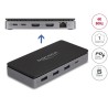 Delock - Dokovací stanice - USB-C / Thunderbolt 3 / Thunderbolt 4 - 2 x HDMI - 1GbE
