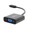 C2G USB 3.1 USB Type C to VGA Adapter - USB C to VGA Black - Externí video adaptér - USB 3.1 - D-Sub - černá