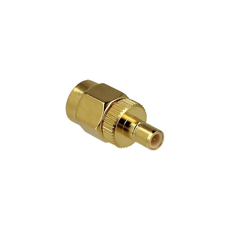 Delock - RF adapter - SMB s piny (male) do SMA s piny (male) - zlatá