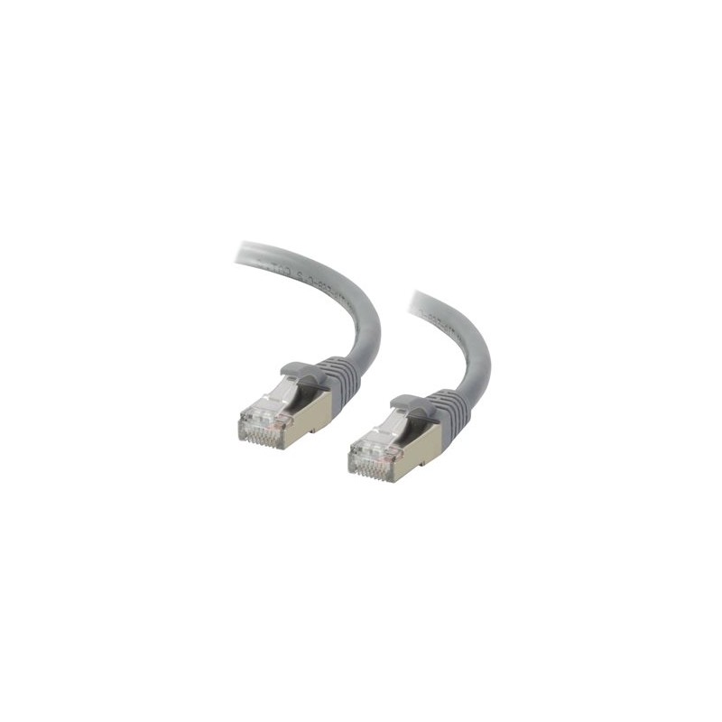 C2G Cat6a Booted Shielded (STP) Network Patch Cable - Patch kabel - RJ-45 (M) do RJ-45 (M) - 0.5 m - STP - CAT 6a - lisovaný